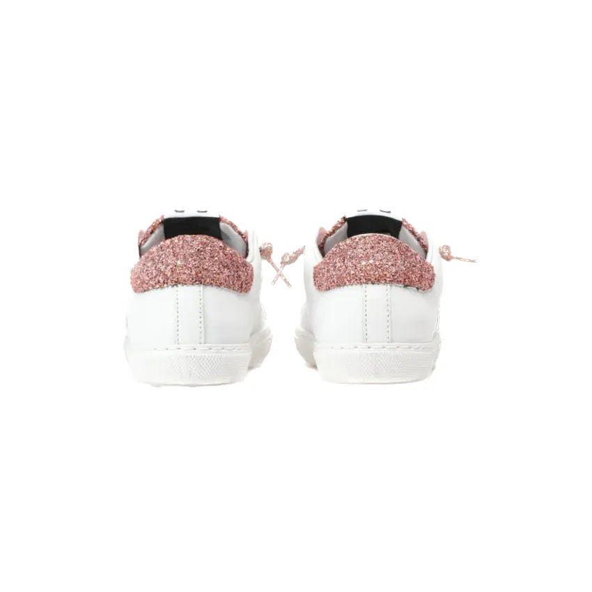 2STAR SNEAKERS 2610-072 BIANCO- GLITTER ROSA