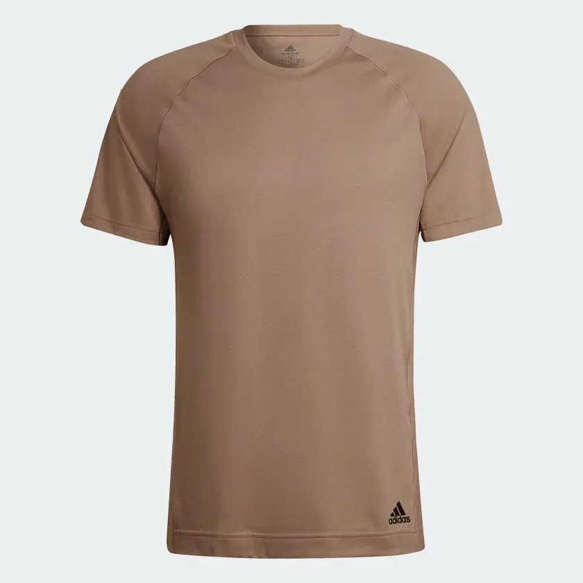 Adidas Men's Yoga Training Tshirt -Brown