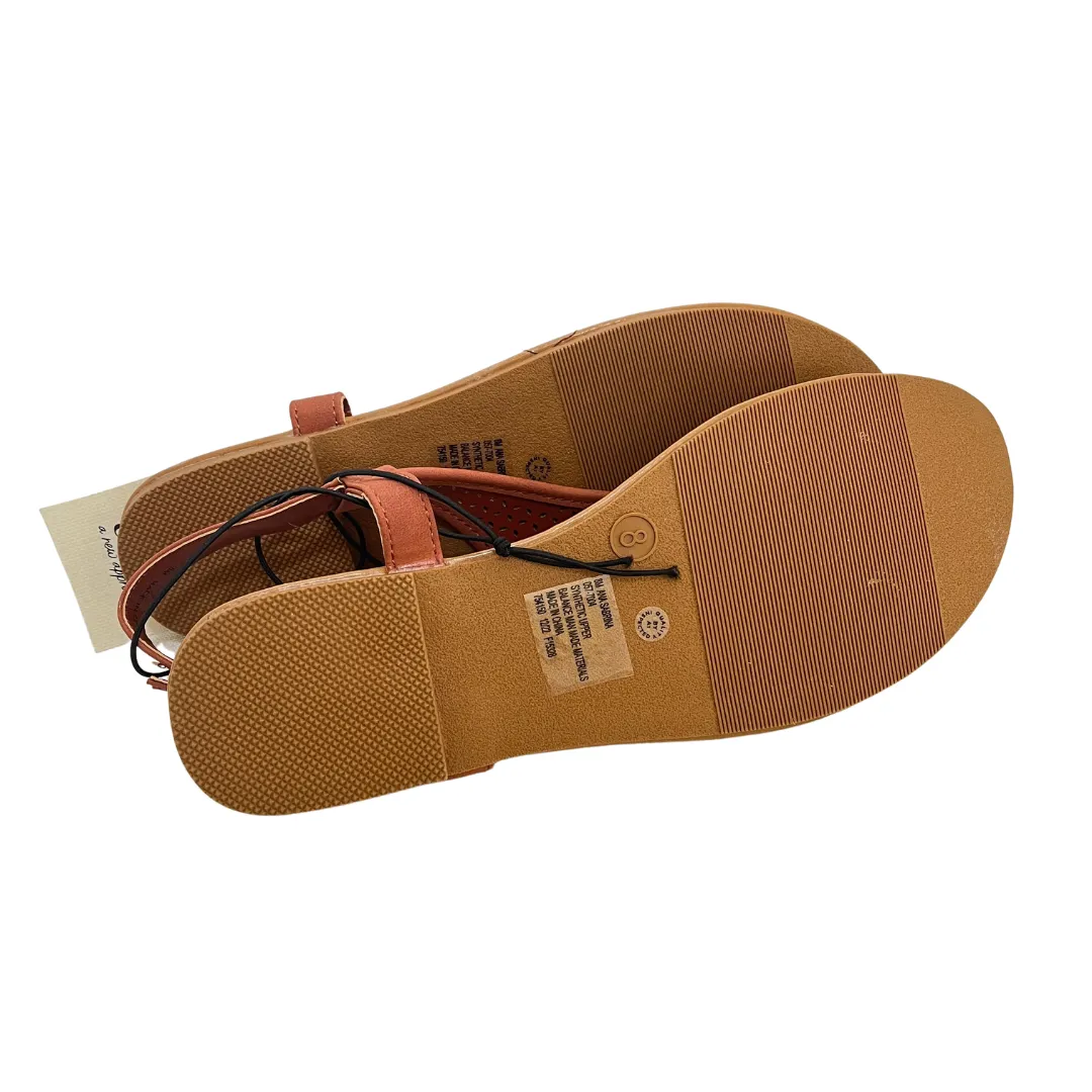 ANA Rust Thong Sandals | Brand New |