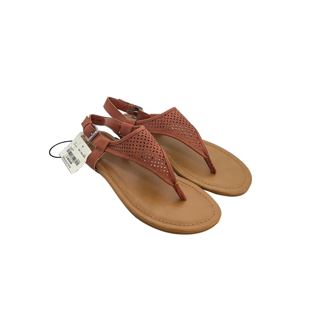 ANA Rust Thong Sandals | Brand New |