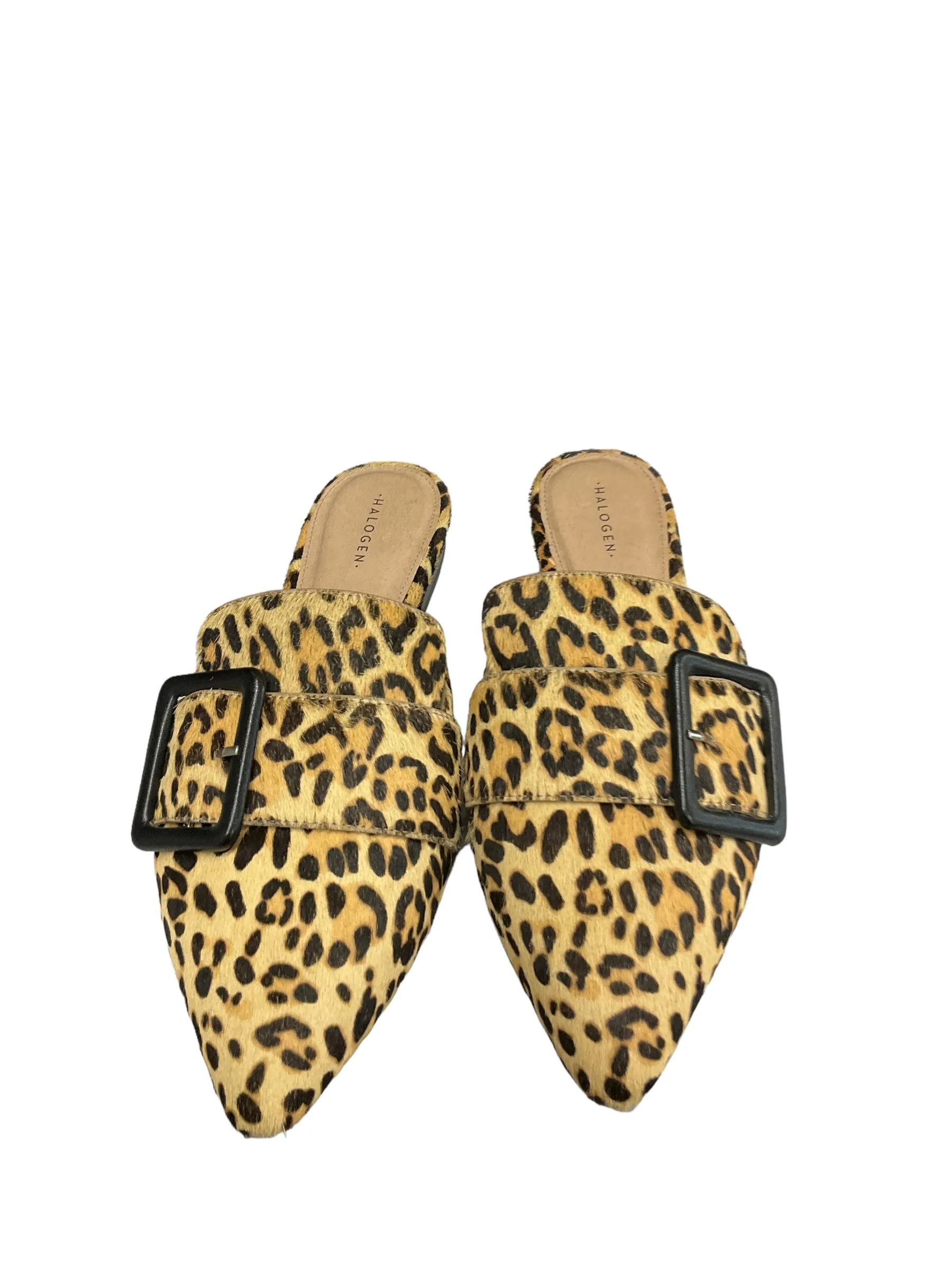 Animal Print Shoes Flats Mule & Slide Halogen, Size 7