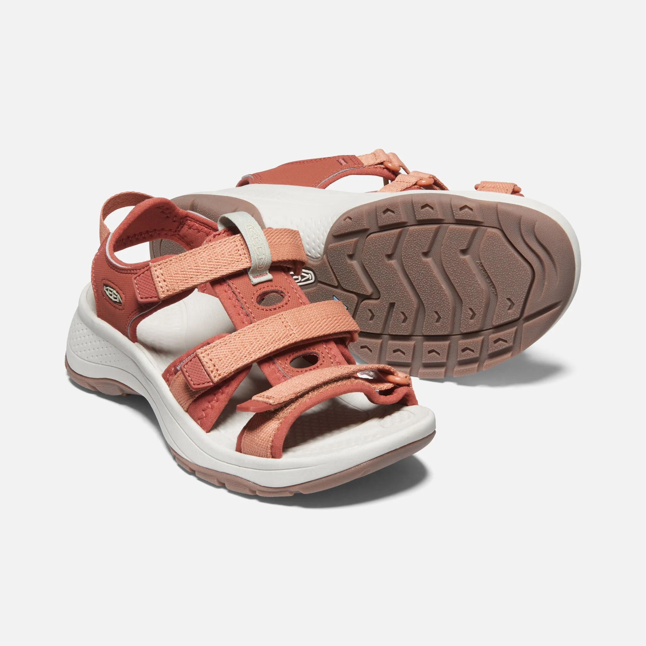 Astoria West Groovy Walking Sandal in Redwood