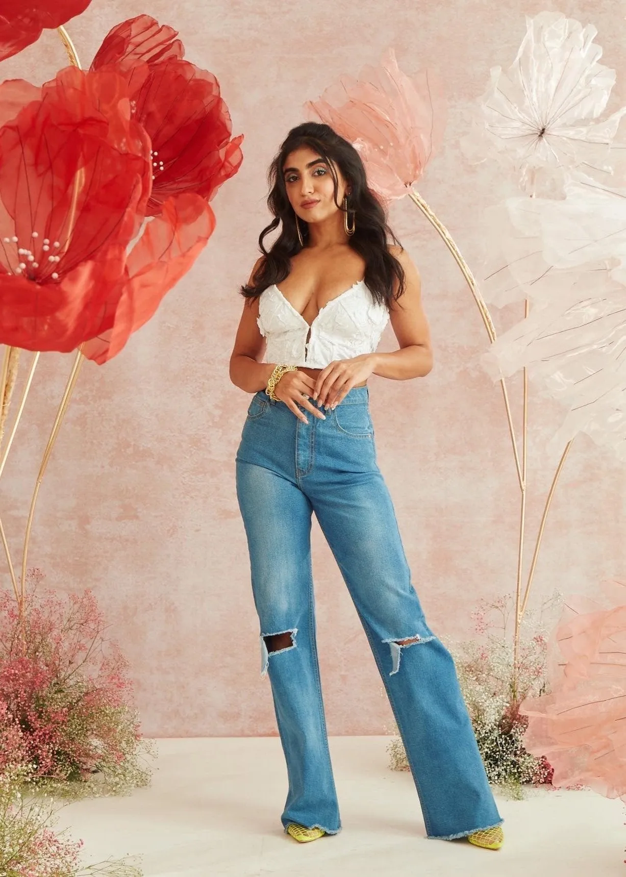 Ava Wide Leg High Waist Jeans