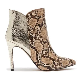 BCBG Haffi Snakeskin Embossed Ankle Bootie