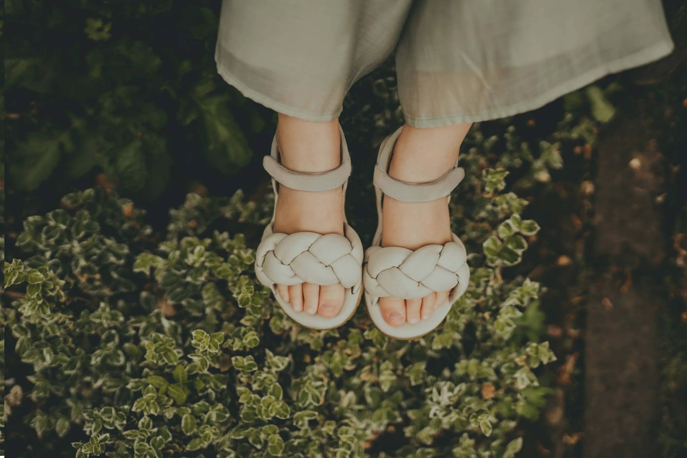 Benz Sandals | Cream Sheep Leather