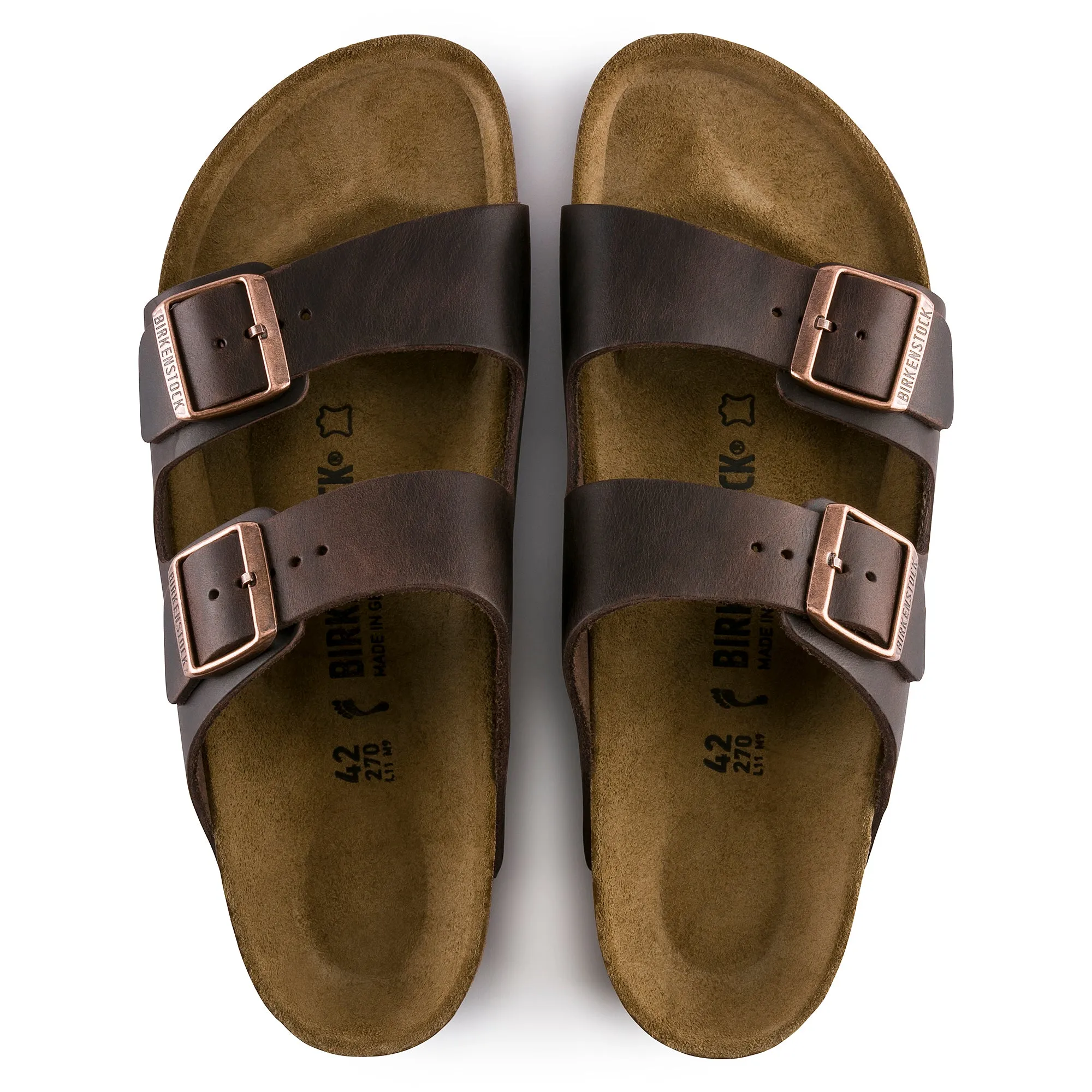 Birkenstock Arizona Havana Oiled Leather Narrow