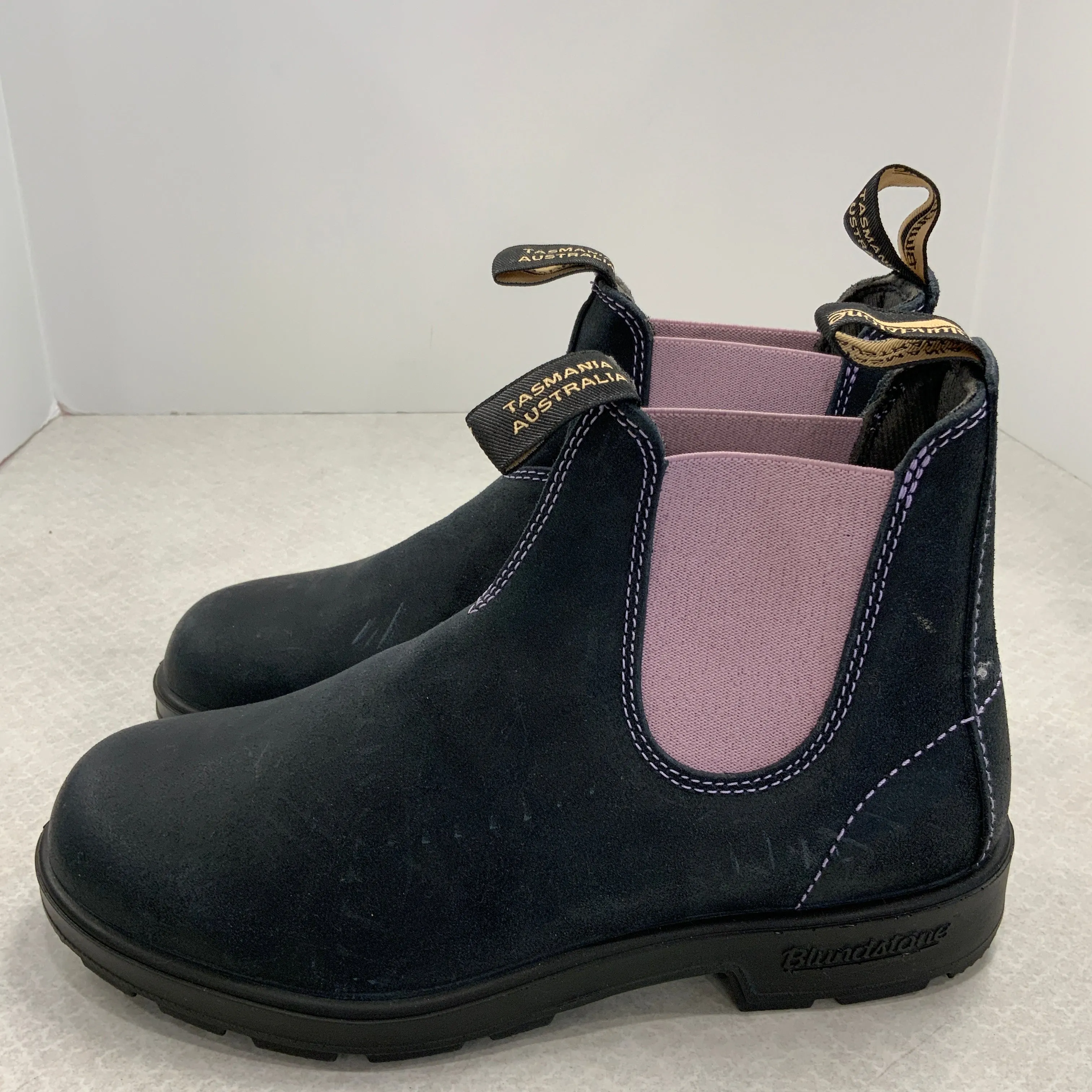 Boots Ankle Heels By blundstone In Black & Pink, Size: 8