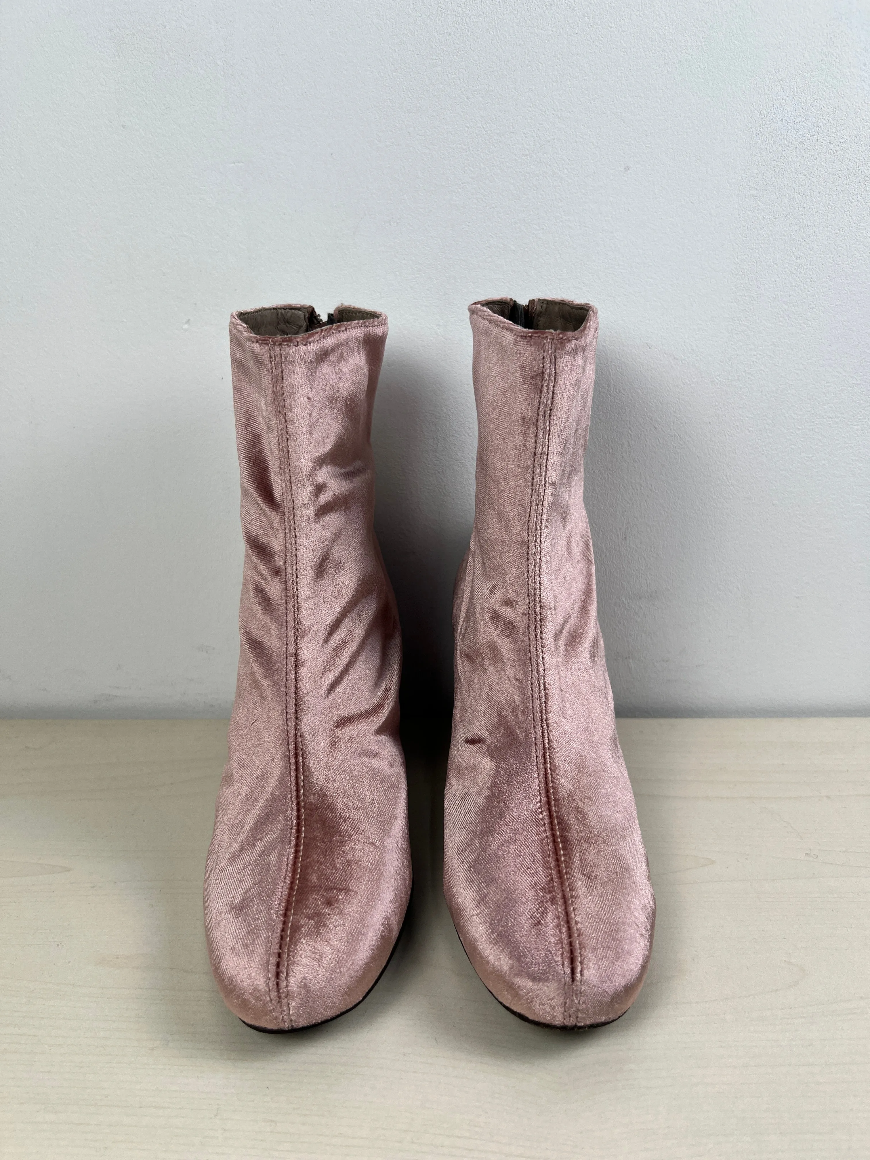 Boots Ankle Heels By Free People In Pink, Size: 7.5