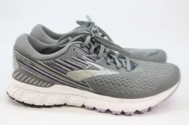 Brooks Adrenaline GTS 20 Women's Grey/Pale Peach/White Sneakers 9.5M(ZAP9528)