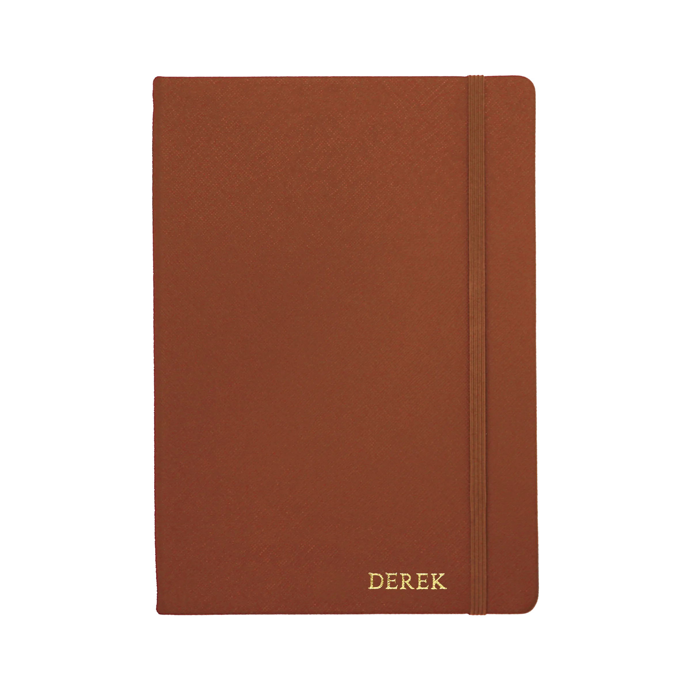 Caramel - A5 Refillable Saffiano Notebook