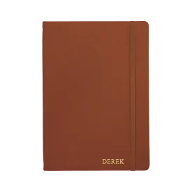 Caramel - A5 Refillable Saffiano Notebook