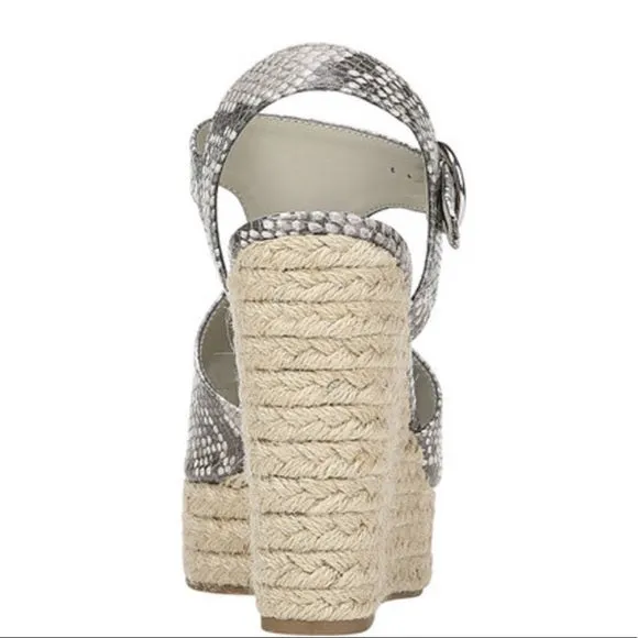 Carlos Santana Ankle Strap Espadrille Wedges