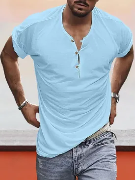 Casual Soft Solid T-shirt