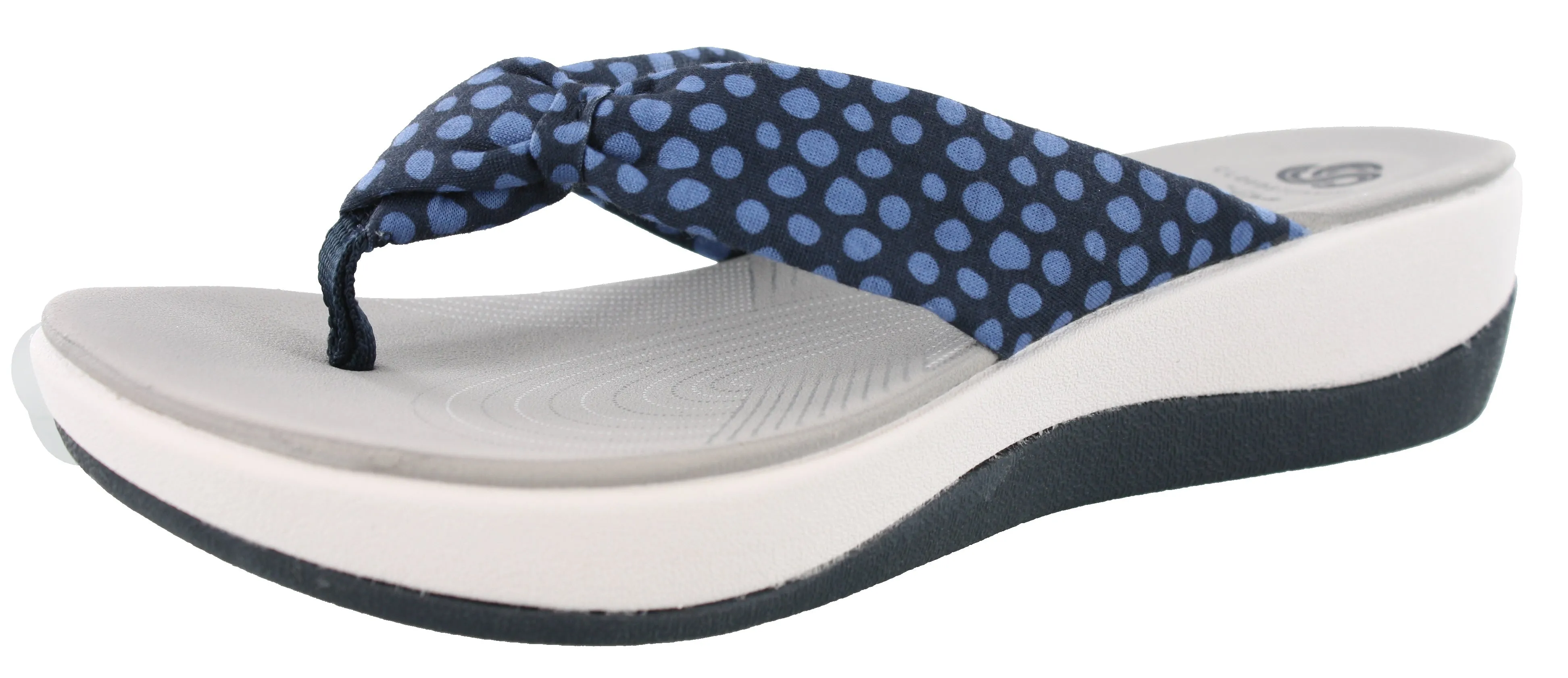 Clarks Women Arla Glison Thong Sandals with Arch Support