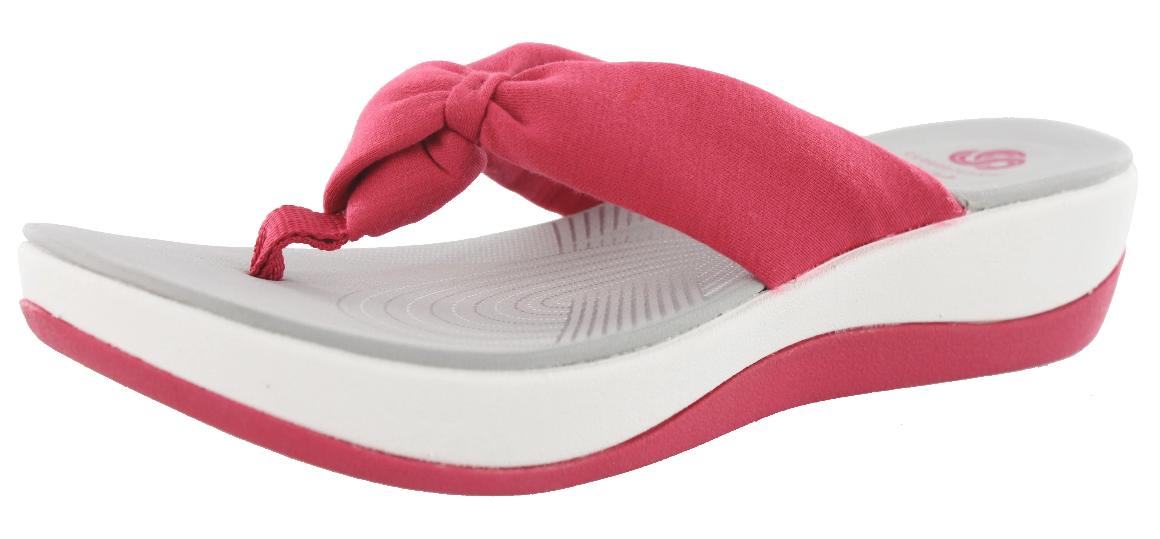 Clarks Women Arla Glison Thong Sandals with Arch Support