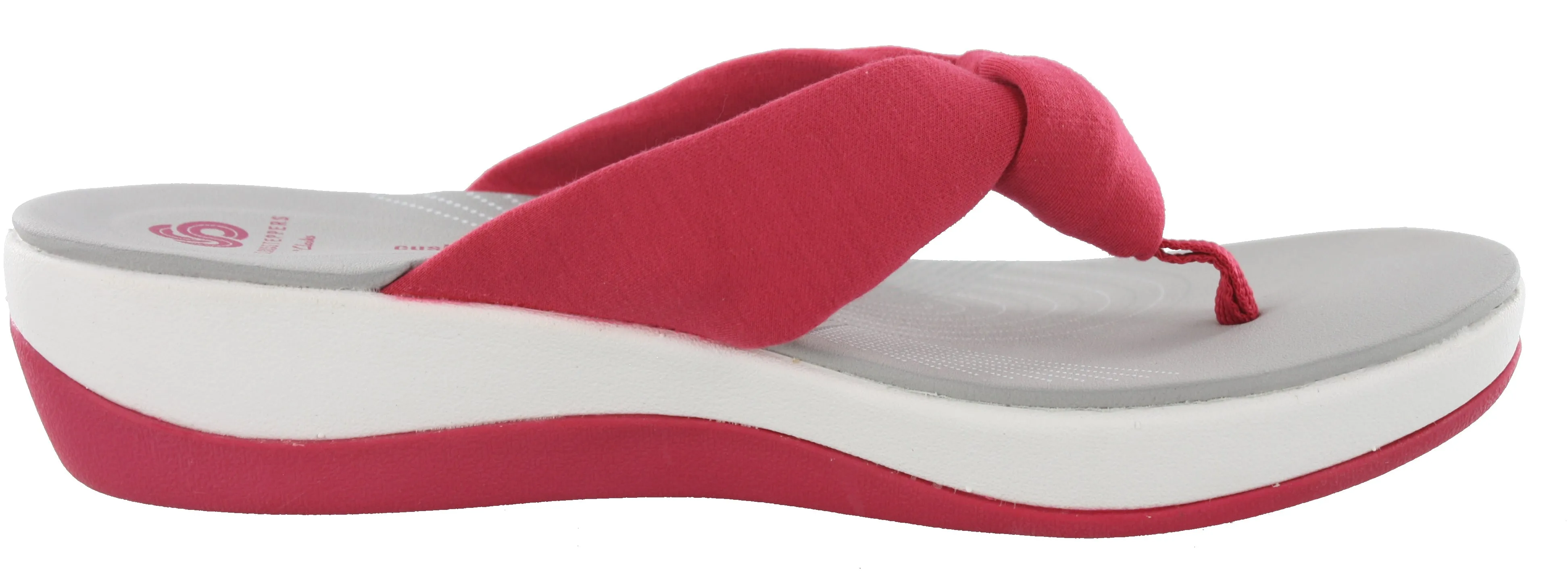 Clarks Women Arla Glison Thong Sandals with Arch Support