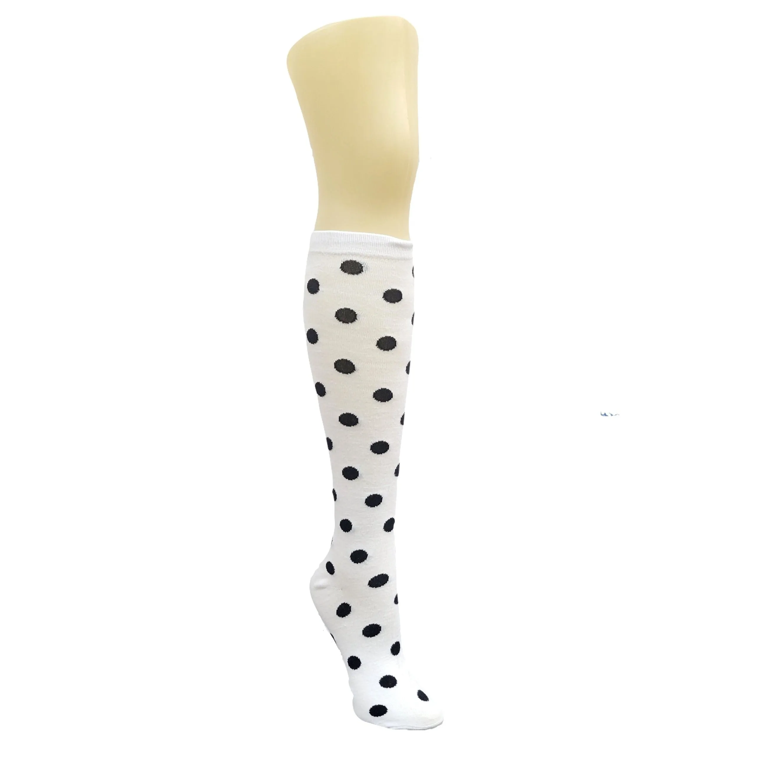 Colorful Polka Dot Pattern Socks from the Sock Panda (Knee High)