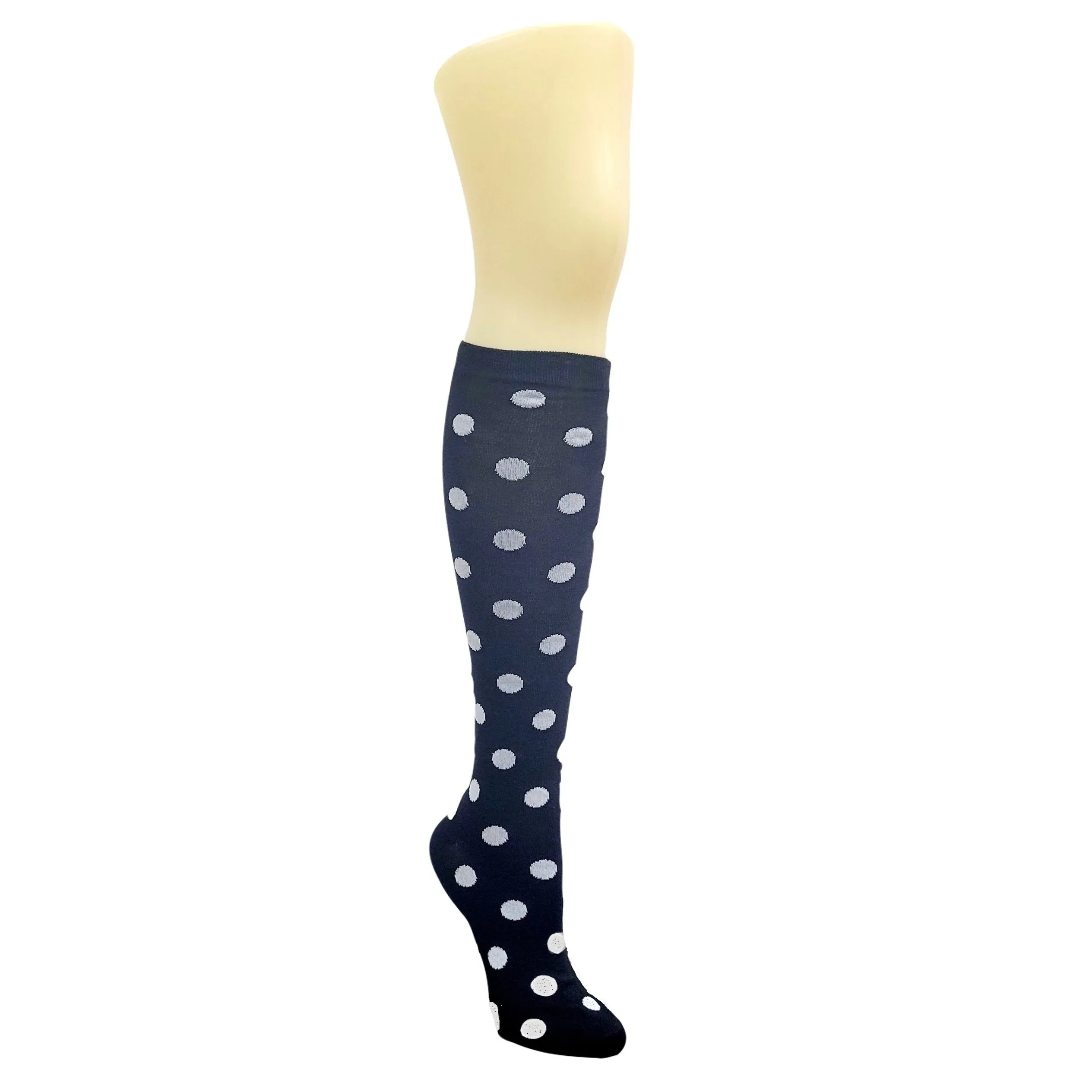 Colorful Polka Dot Pattern Socks from the Sock Panda (Knee High)