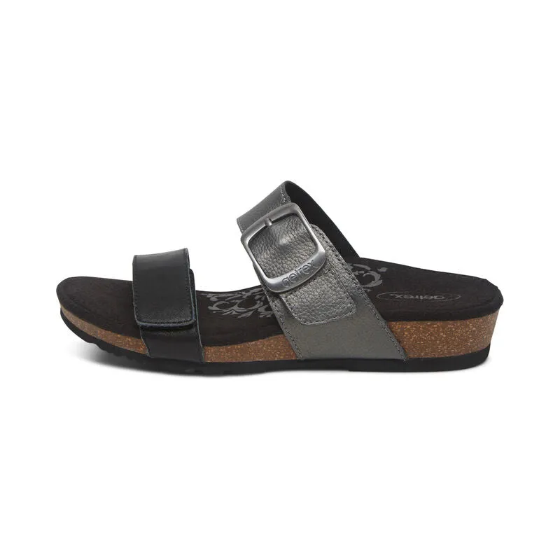 Daisy Adjustable Slide in Black