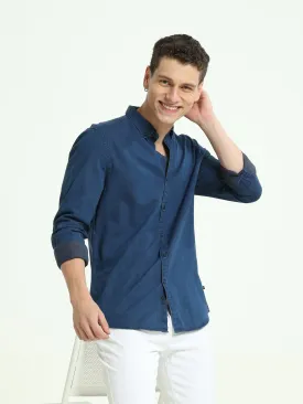 Deep Blue Sea Denim Casual Shirt