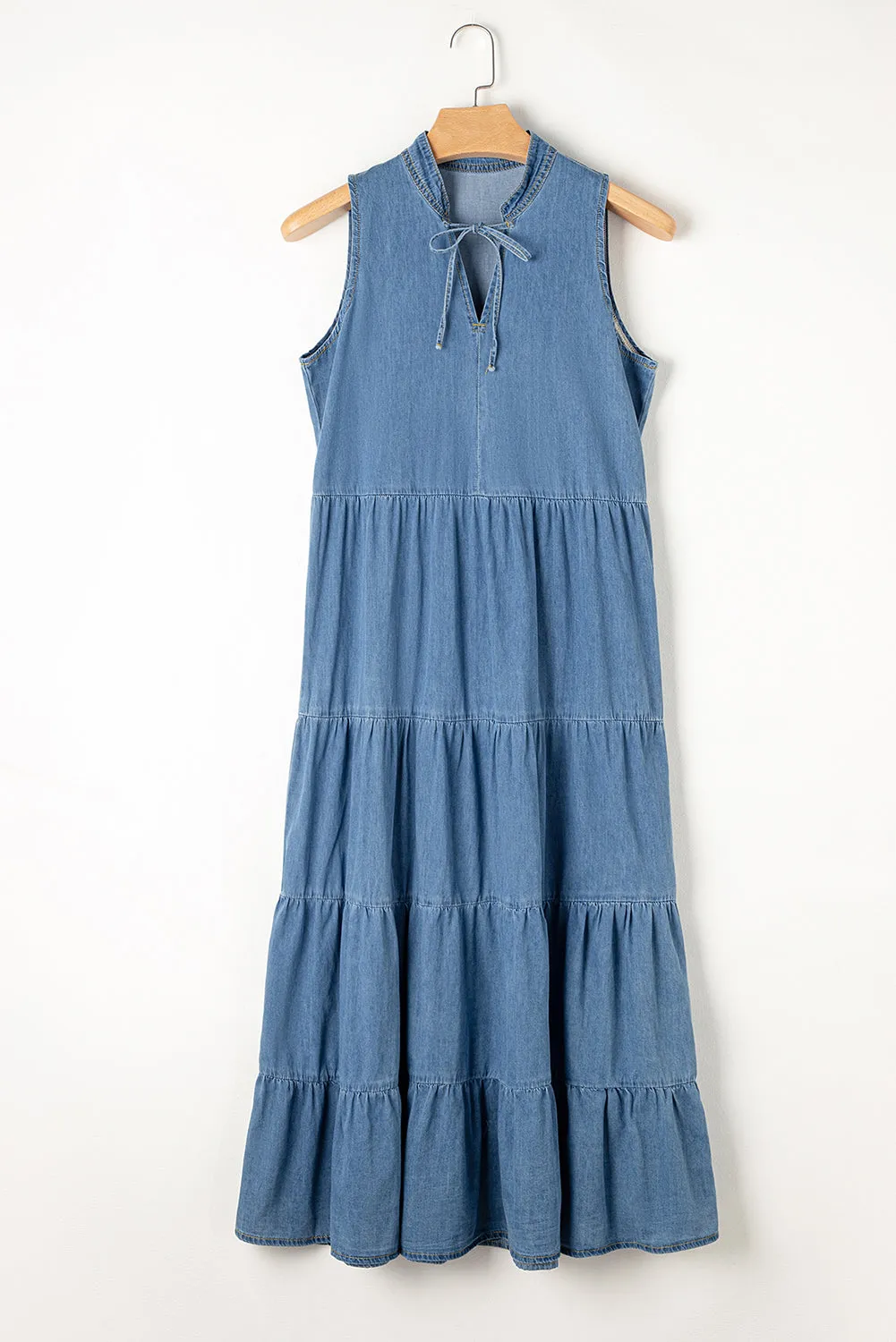 Denim Maxi Dress