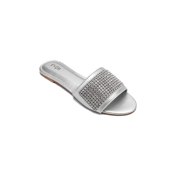 Diamante Embellished Slide MY 247