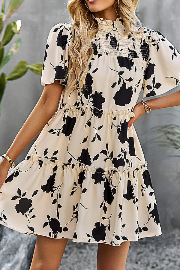 Dot Print Sleeveless Trendy V Neck Maxi Dress