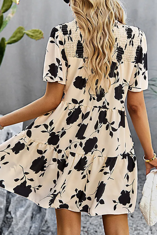 Dot Print Sleeveless Trendy V Neck Maxi Dress