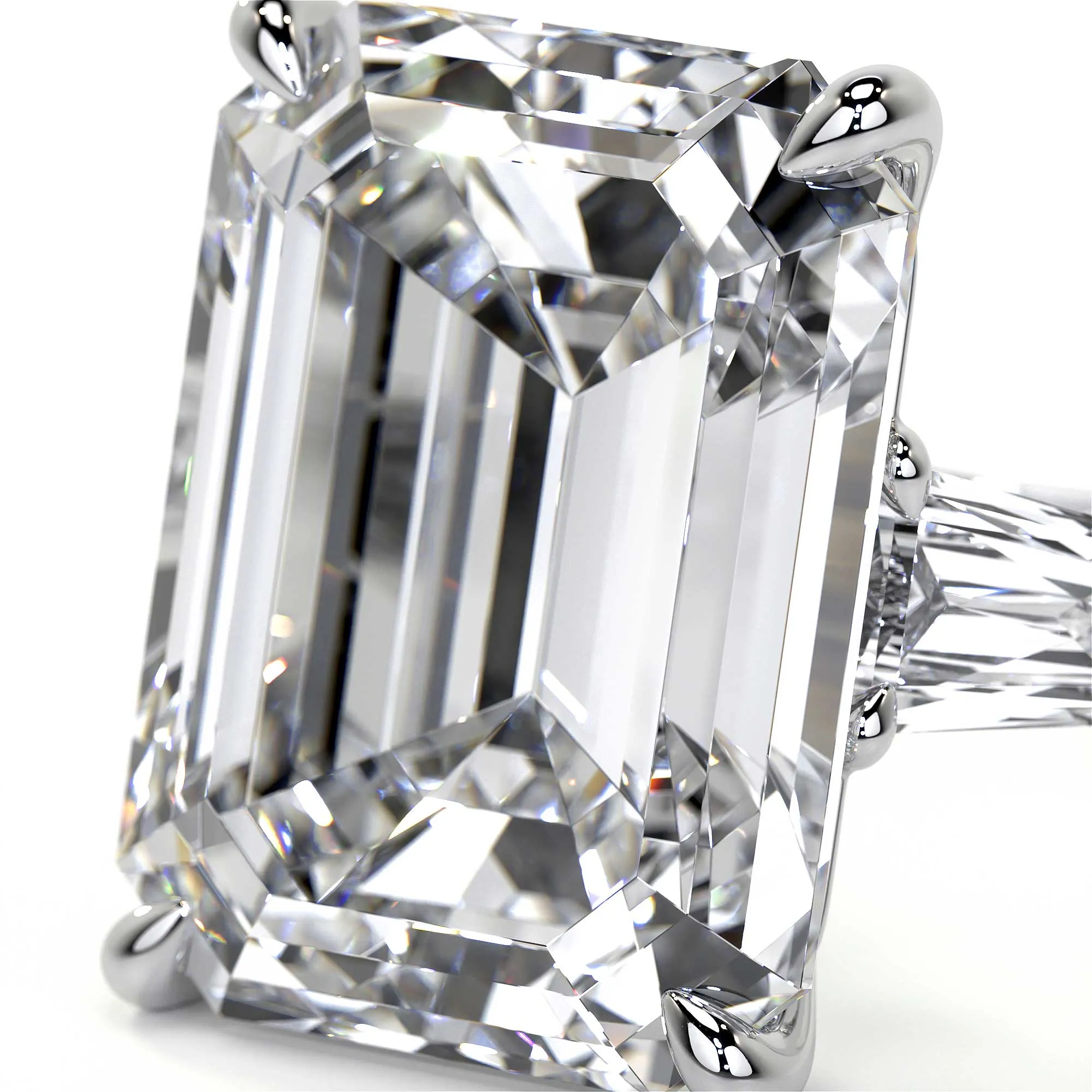 Emerald Cut Diamond Ring, 5 CT