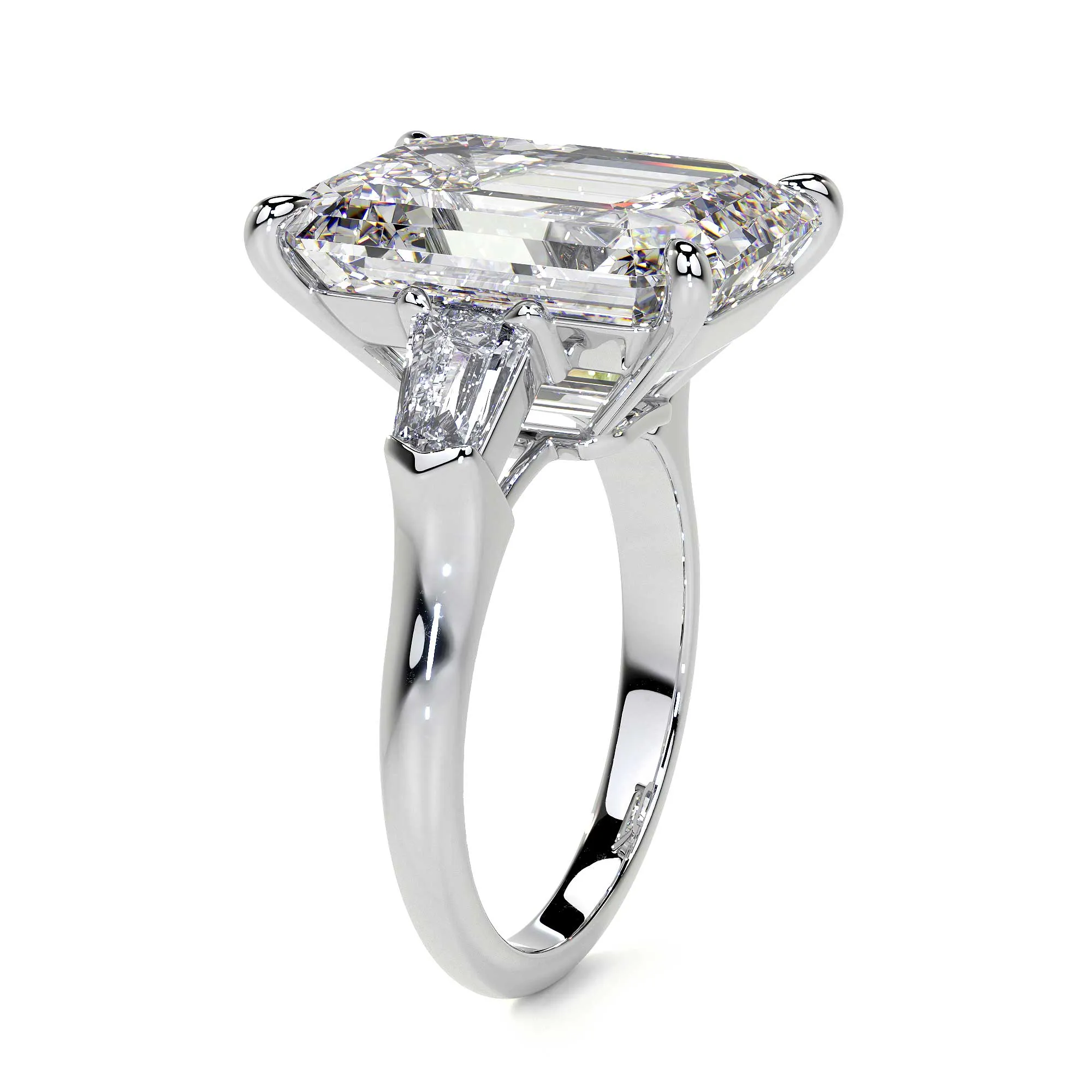 Emerald Cut Diamond Ring, 5 CT