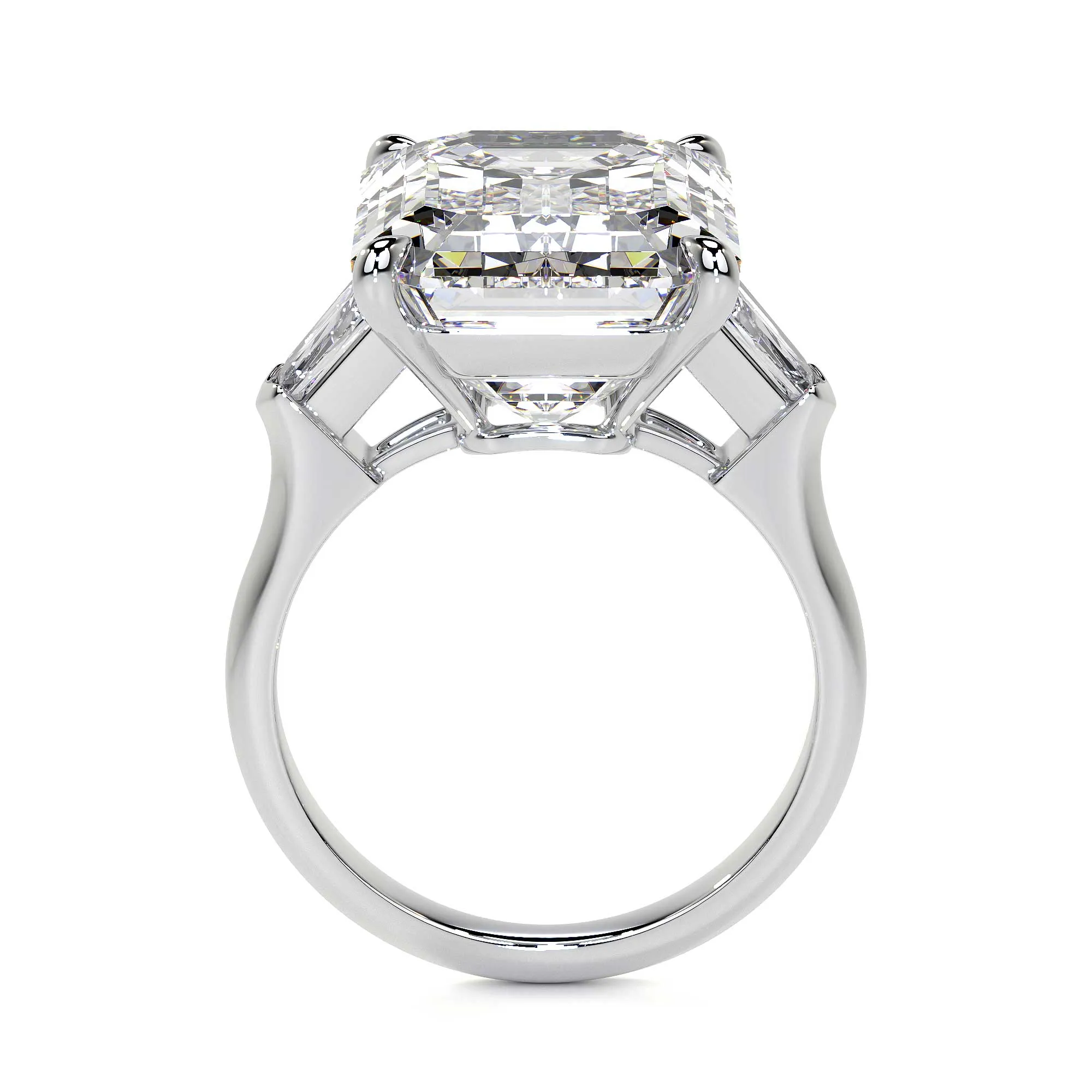 Emerald Cut Diamond Ring, 5 CT