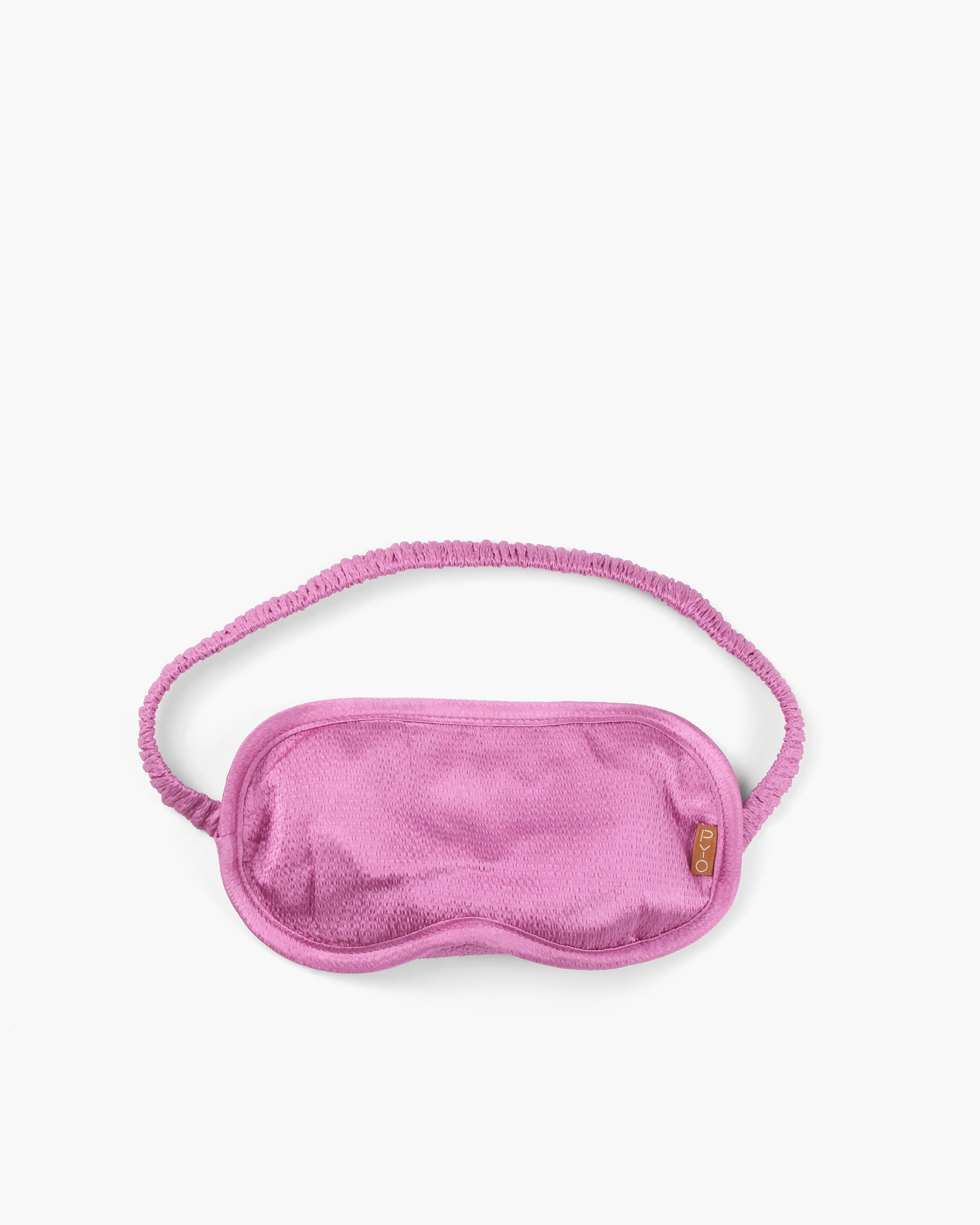 Eye Mask Hammered Silk Pink