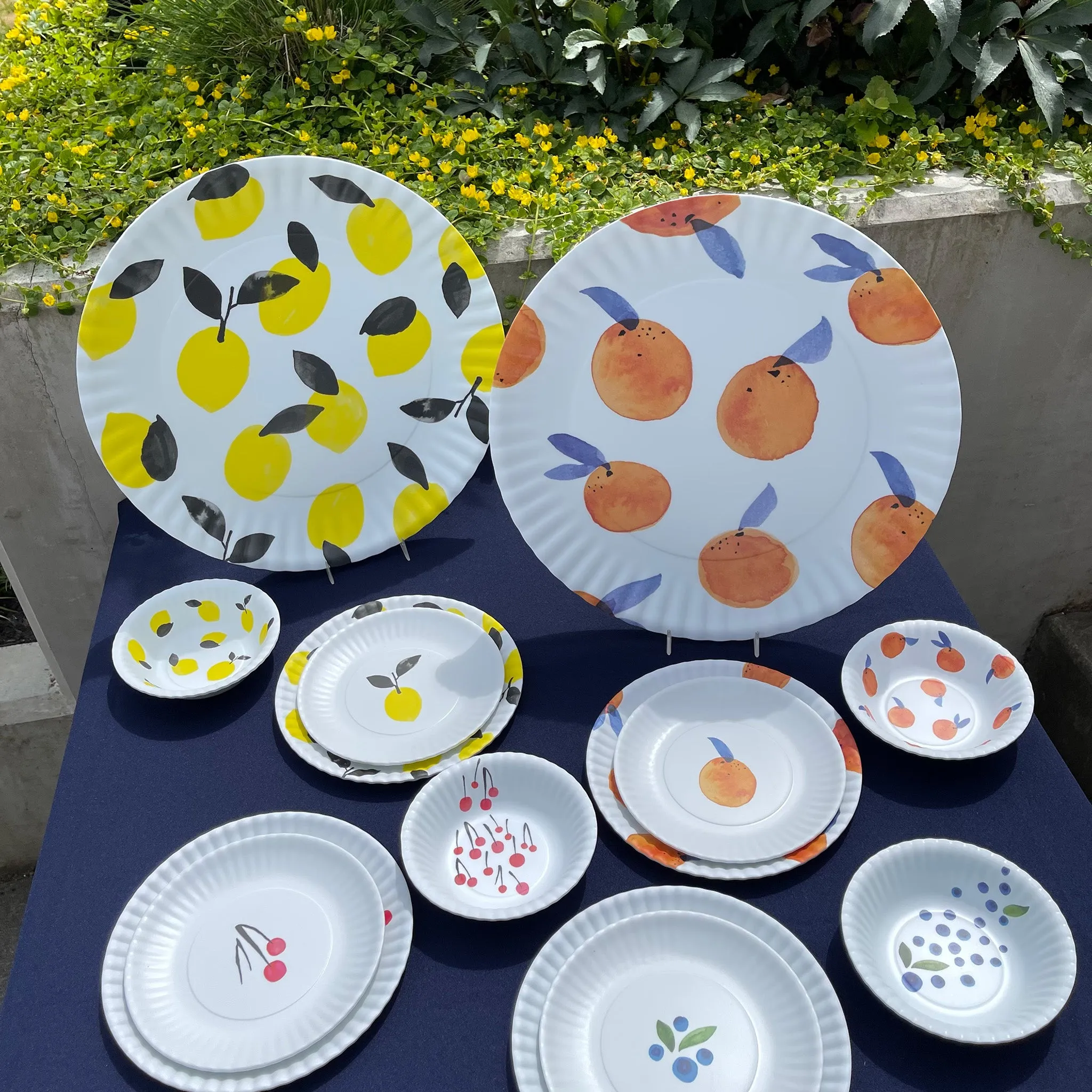 Fantastical Fruit Melamine Snack Bowls