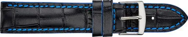 Fleurus Alligator Embossed Leather Watchband  934