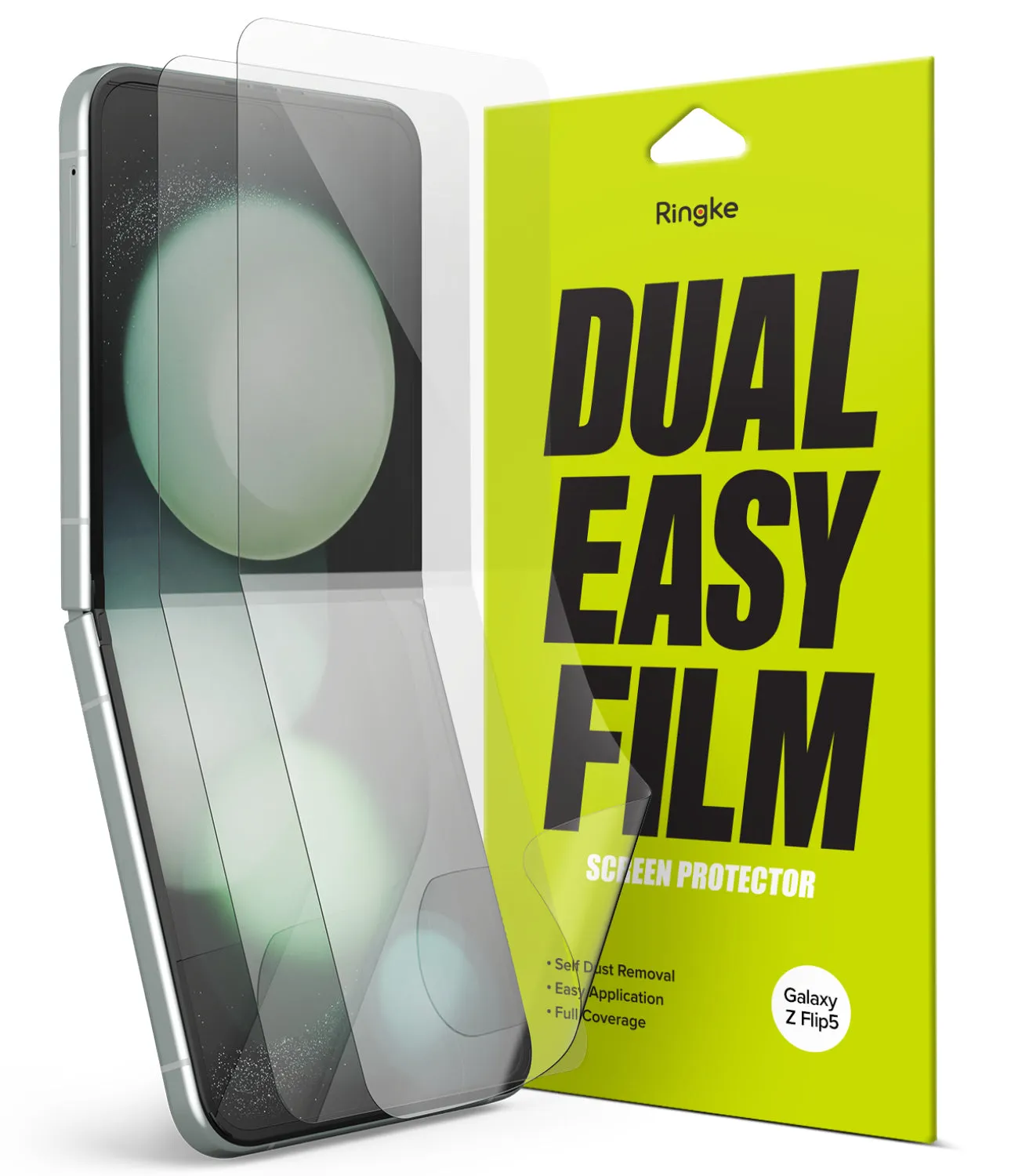 Galaxy Z Flip 5 Screen Protector | Dual Easy Film [2 Pack]