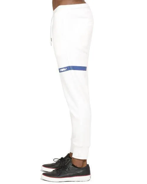 Konus Men's Frency Terry Joggers in White