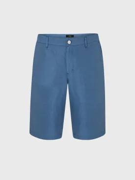 Linen and Silk Slim Fit Shorts