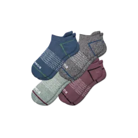 Men's Border Stripe Ankle Sock 4-Pack