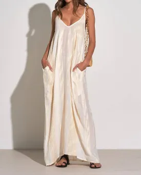 "cleo" Maxi Dress In Pale Multi