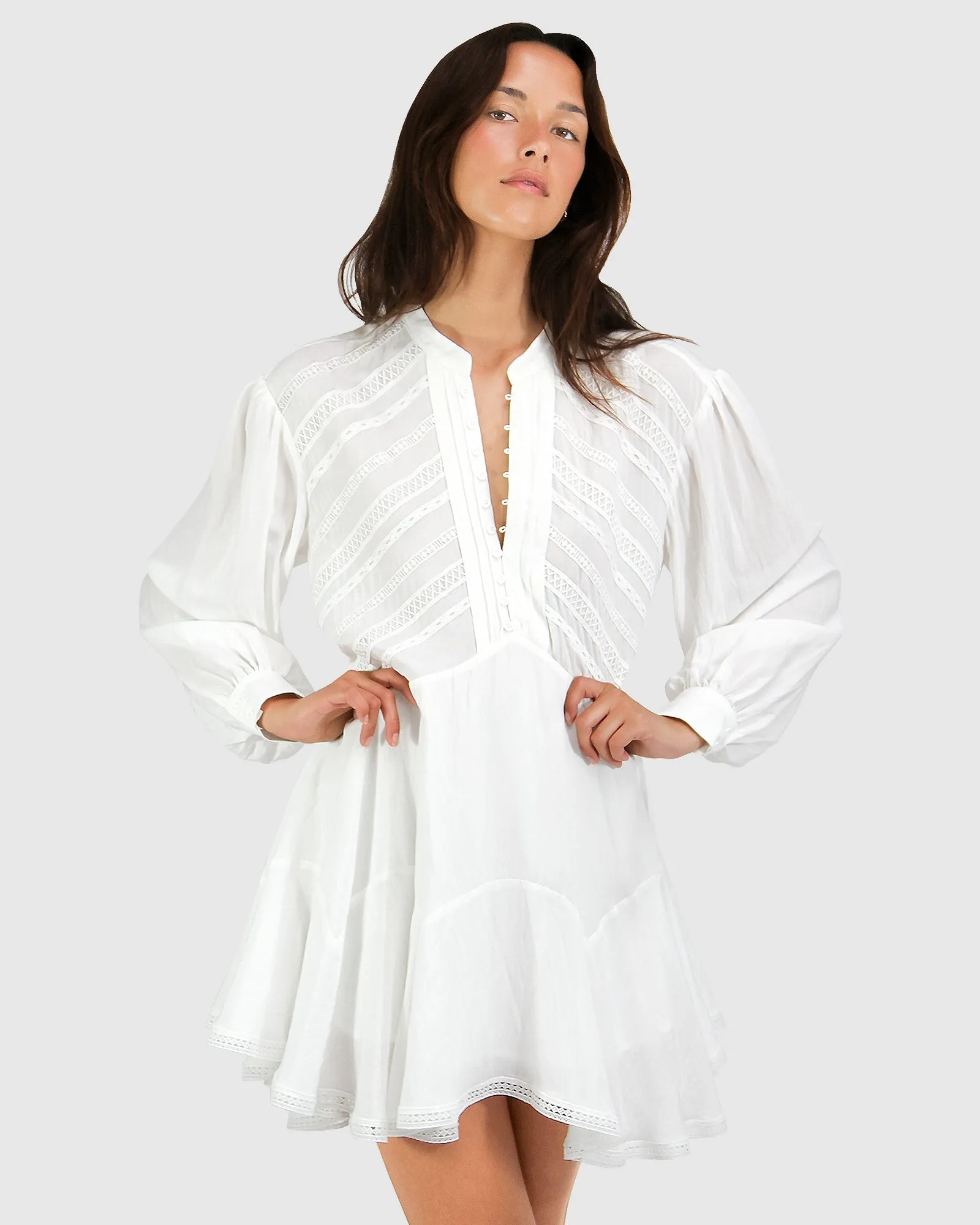 Resolution Mini Dress - White