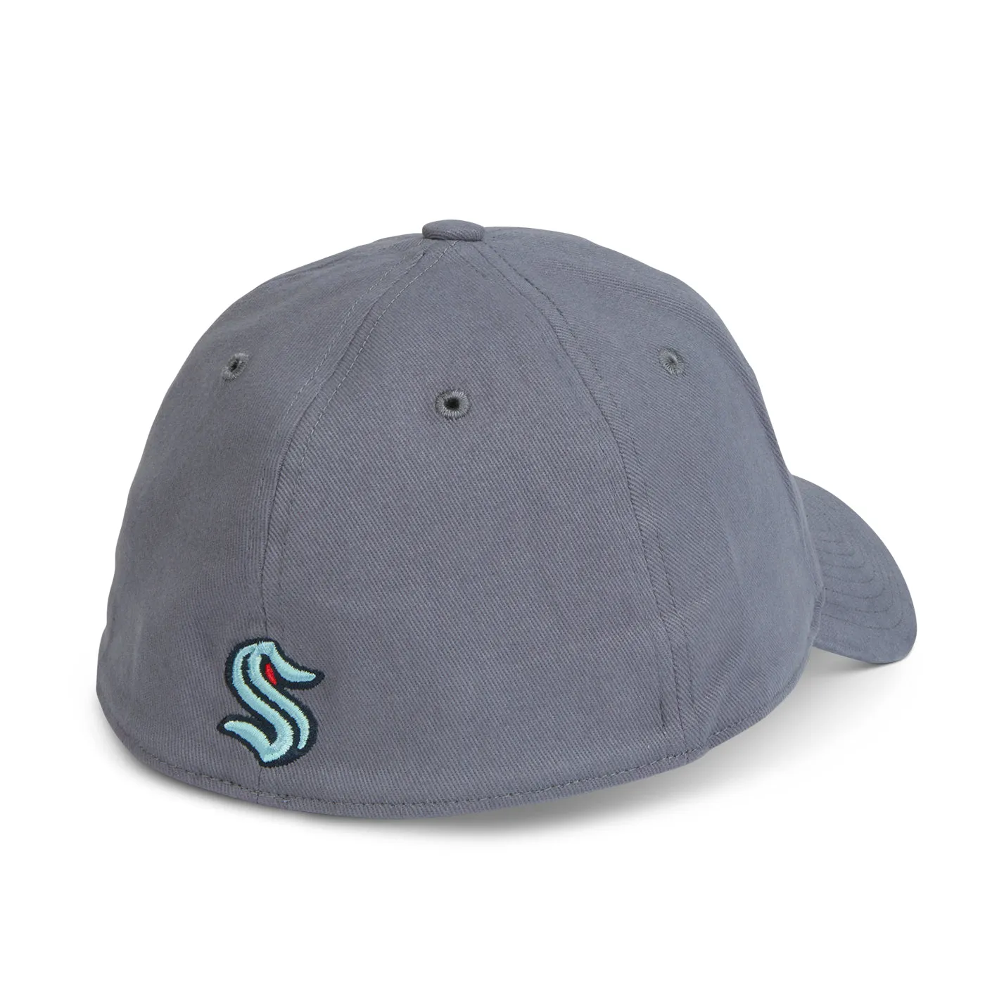 Seattle Kraken Adidas Charcoal Grey Flex Fit Cap