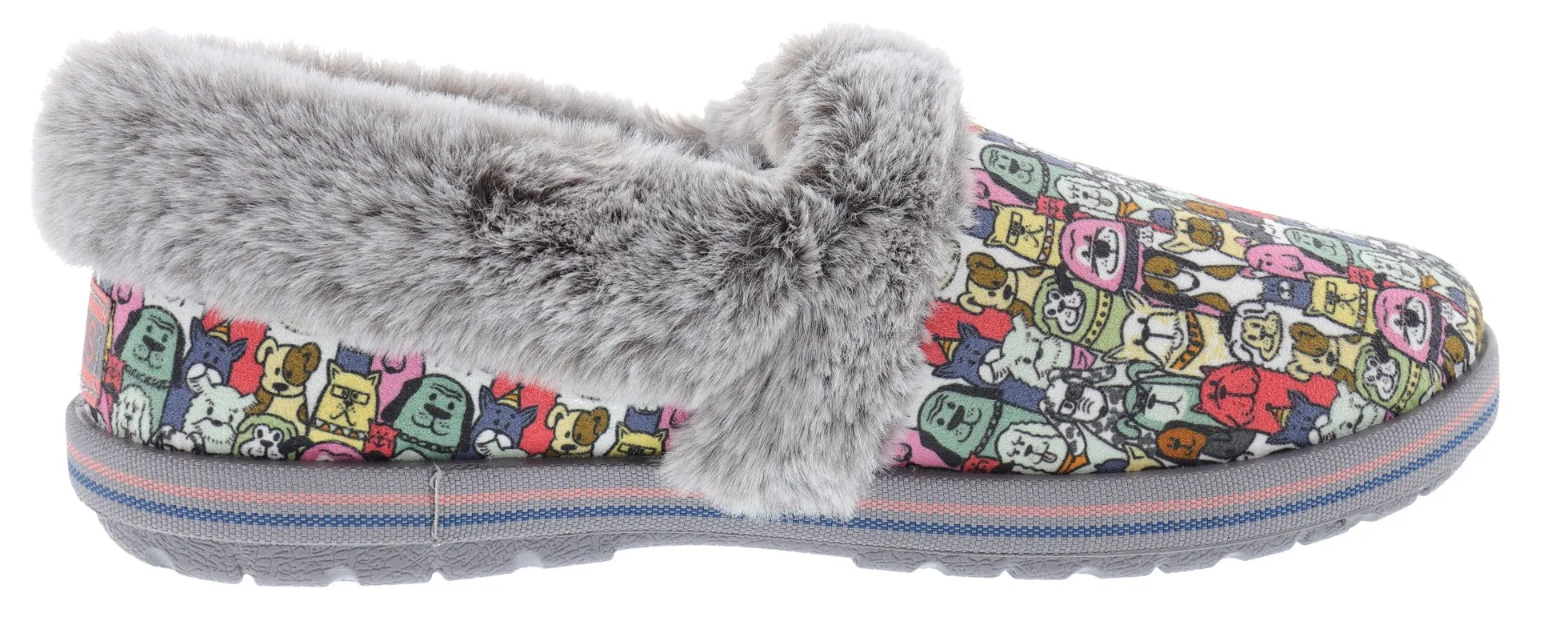 Skechers Bobs Women's Too Cozy- Snuggle Rovers Memory Foam Slippers