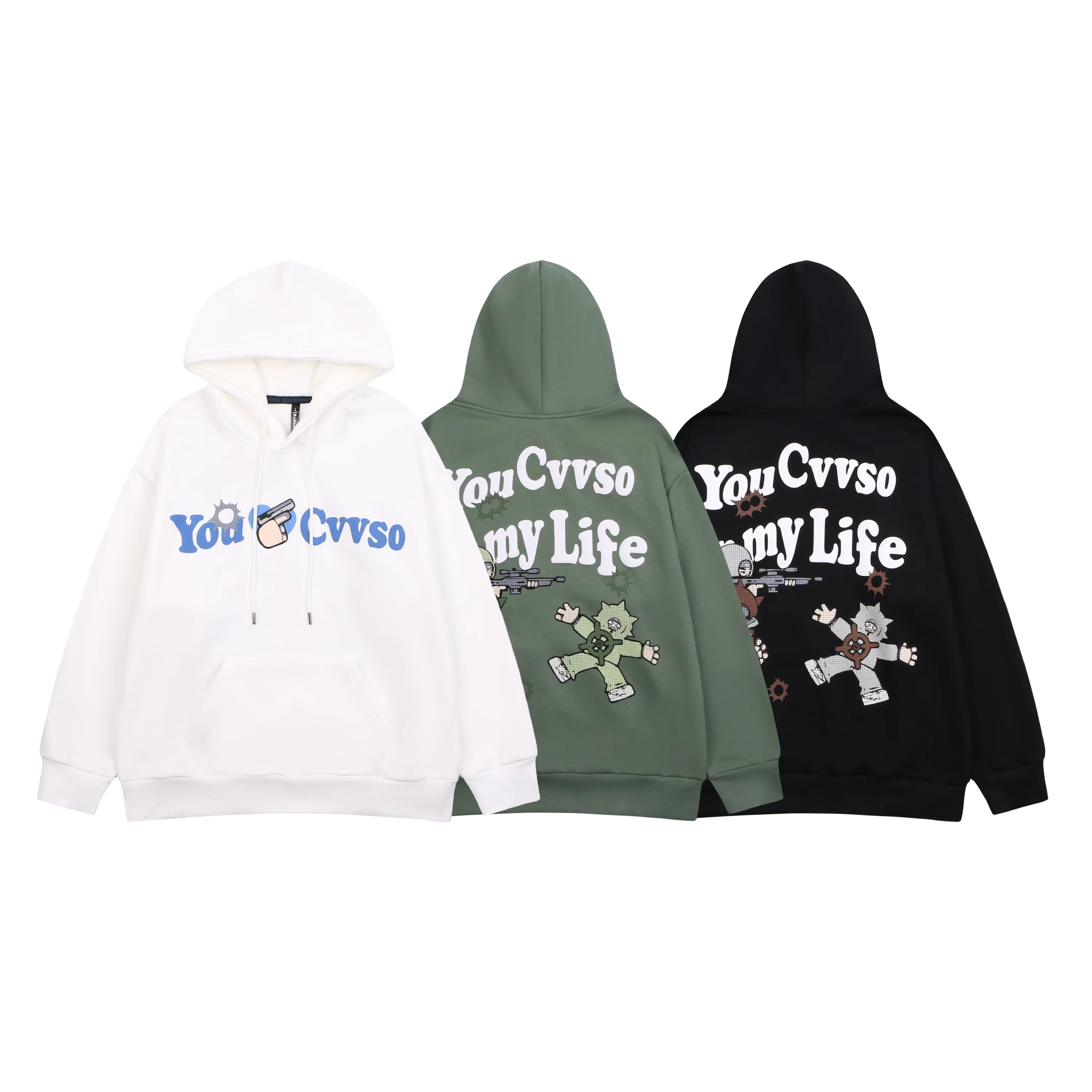 Street Cartoon | Casual Graphic Hoodie