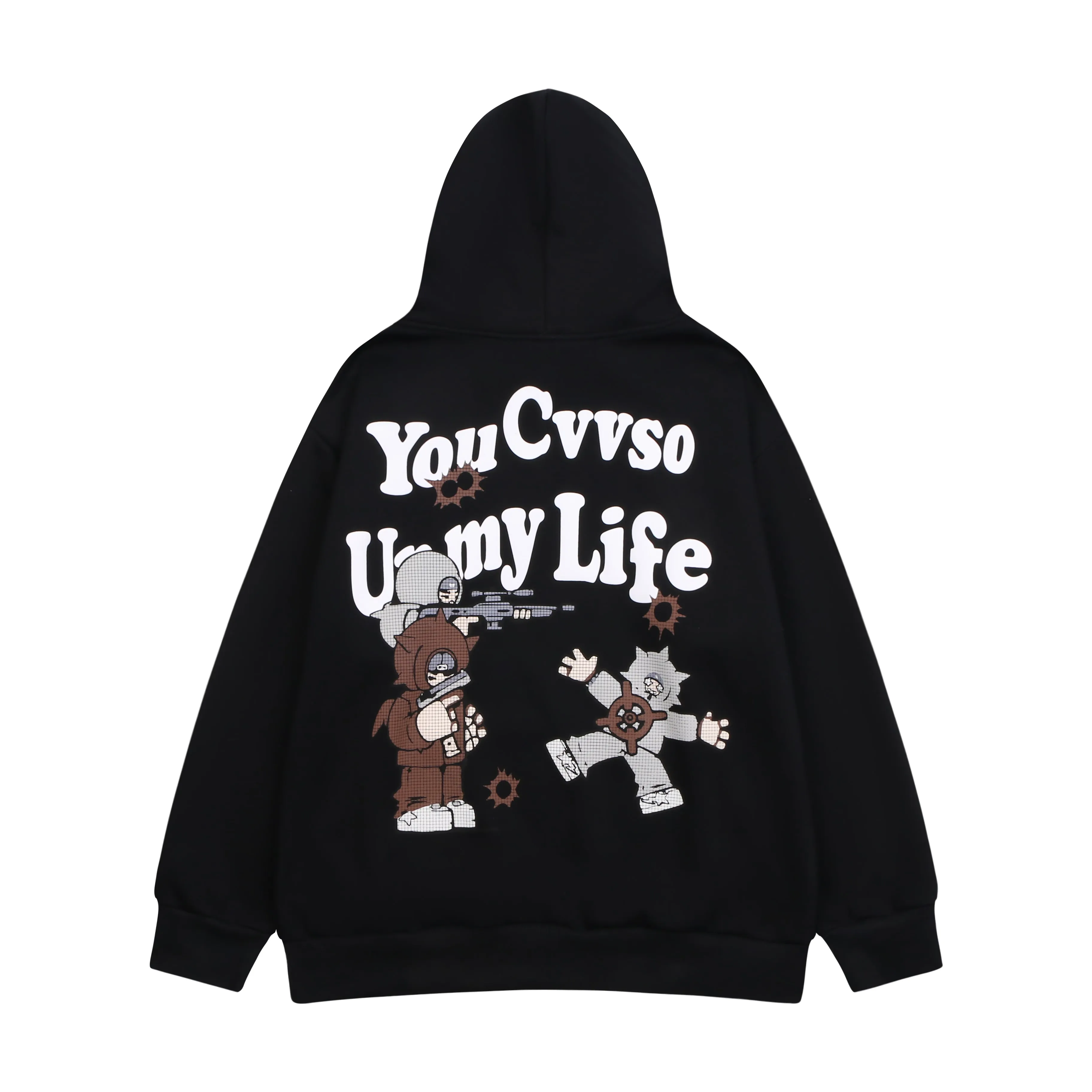 Street Cartoon | Casual Graphic Hoodie