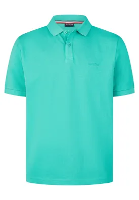 Turquoise Pique Polo