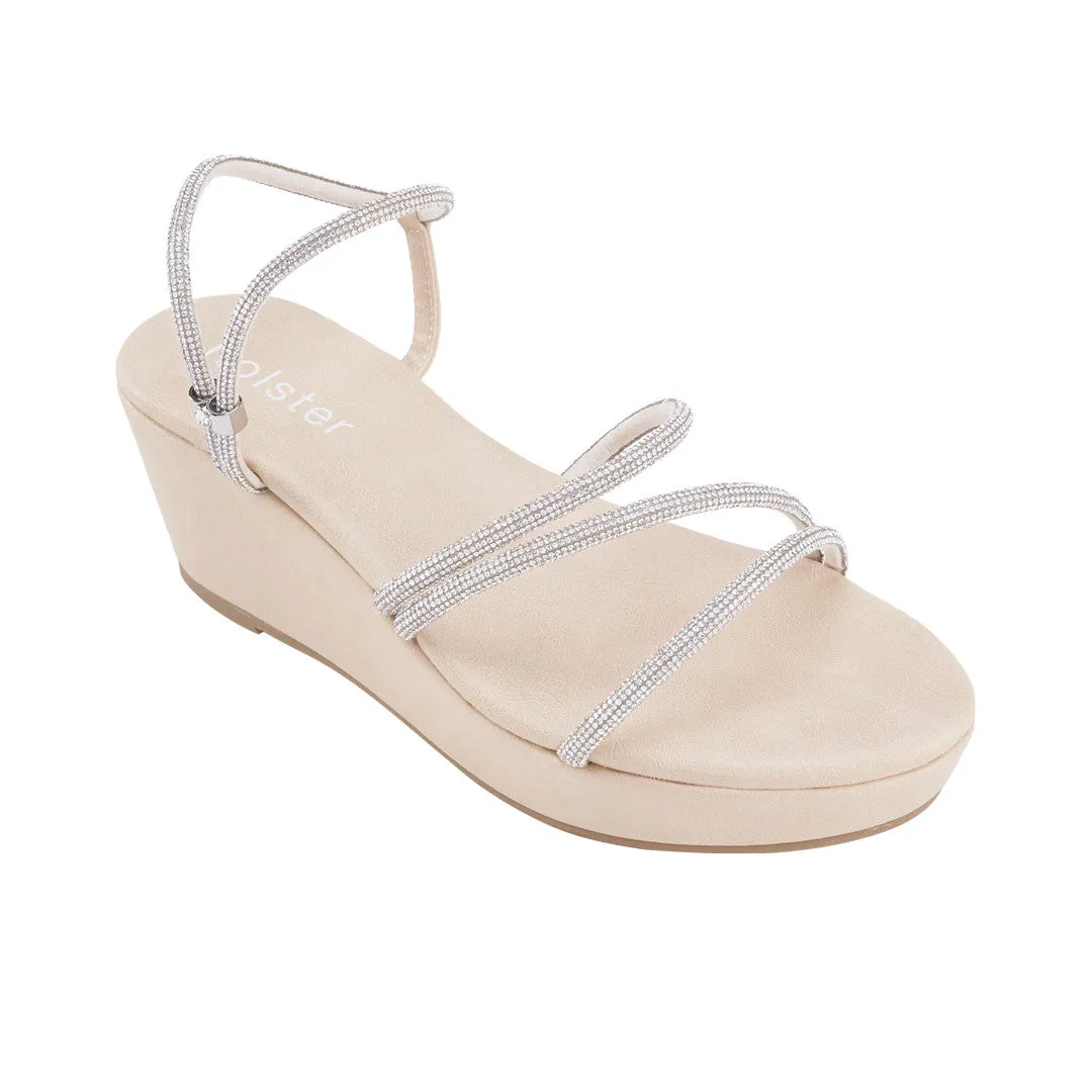 Vivacious Wedge - Beige